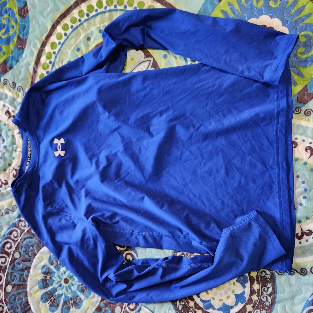 Under Armour Royal Blue Performance Top - Picture 2 of 8